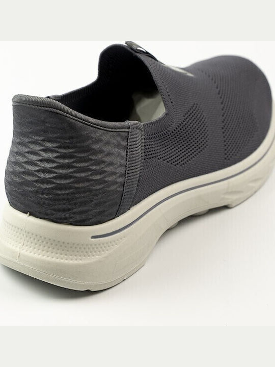 Анатомични Текстилни Мъжки Slip-On Сив