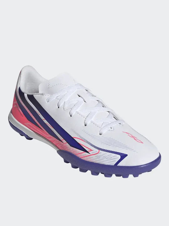 F50 Hyperfast Club TF Kids Soccer Cleats & Shoes Turf White