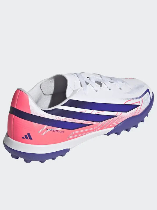 F50 Hyperfast Club TF Kids Soccer Cleats & Shoes Turf White