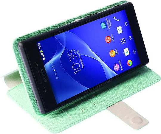 Krusell Krusell Brieftasche Synthetisches Leder / Leder Grün (Xperia X)