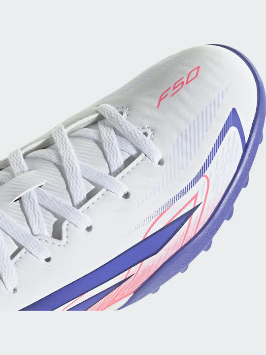 F50 Hyperfast Club TF Kids Soccer Cleats & Shoes Turf White