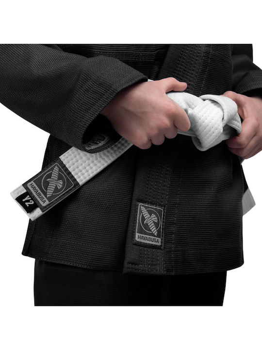 Hayabusa Kids Brazilian Jiu Jitsu Black Uniform