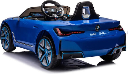 BMW I4 Cu Un Loc Cu Telecomandă Licențiat 12 Volți Albastru