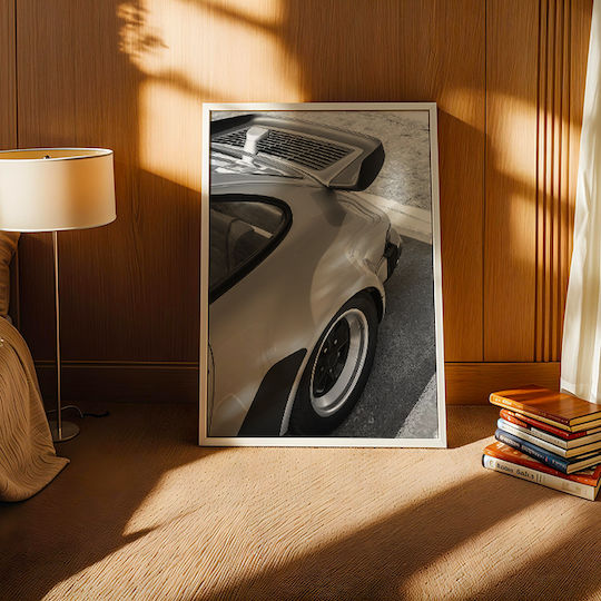 Poster Classic Porsche Cr051 40cm X 50cm Κορνίζα Καφέ Ξύλου 63078pd156206f63322