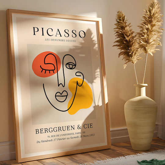 Poster Pablo Picasso Les Dejeurenes Dessins Art241 40cm X 50cm White Wooden Frame