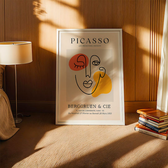 Poster Pablo Picasso Les Dejeurenes Dessins Art241 40cm X 50cm White Wooden Frame