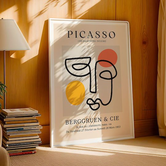 Poster Pablo Picasso Les Dejeurenes Dessins Art240 40cm X 50cm Black Wooden Frame