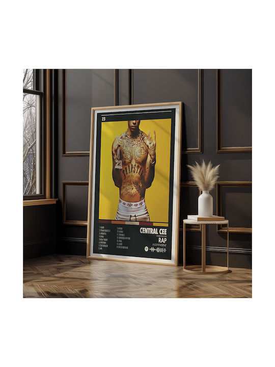 Music Poster Cetral Cee 23 Album Cover Ms076 40cm X 50cm-62408pd156316