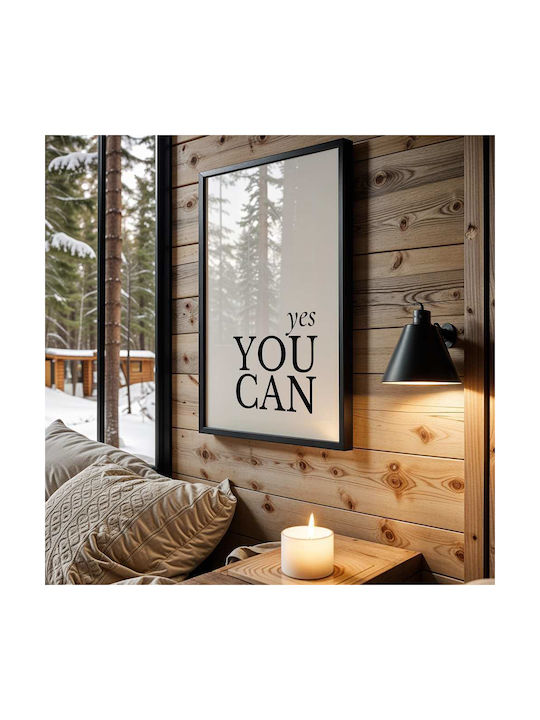 Quote Poster Yes You Can Pst25190 40cm X 50cm-61685pd156397