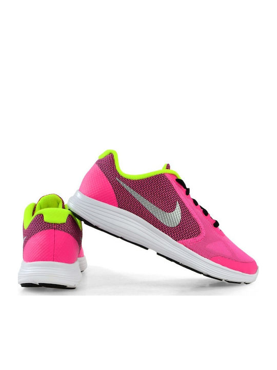 Revolution 3 Kids Sports Shoes Running Fuchsia