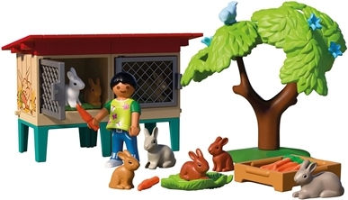Playmobil Държава Къщичка за зайци за 4 години
