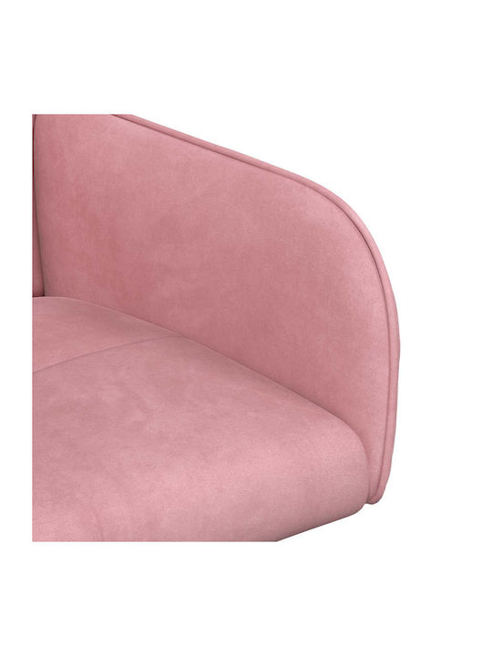 Samt Ess- und Küchenstühle Rosa 4 Stück 59x56.5x86cm