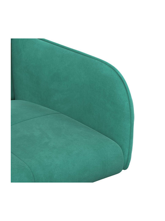 Velvet Turquoise Dining Armchairs 4 Pieces 59x56.5x86cm