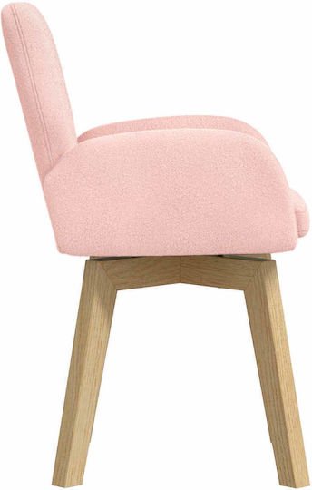 Pink Dining Chairs 6 pcs 59x57x85 cm