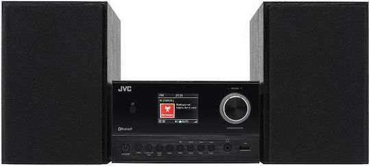 JVC JVC Tonsystem 2.0 UX-E225B 30W mit CD / Digitale Medien Player und Bluetooth Schwarzes