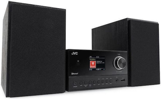 JVC JVC Tonsystem 2.0 UX-E225B 30W mit CD / Digitale Medien Player und Bluetooth Schwarzes