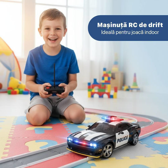 Mașină Teleghidată Drift Neagră