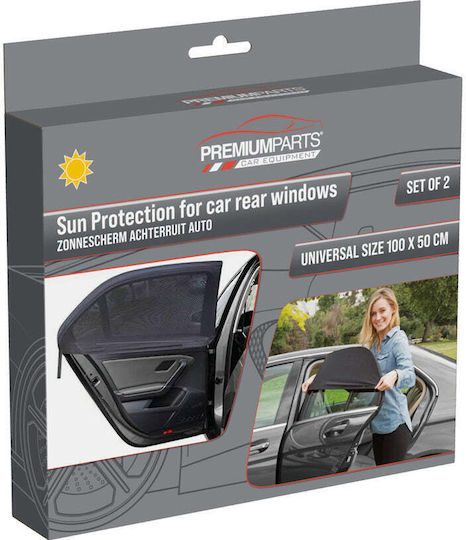 Premium Parts Сенник за Предно Стъкло Автомобил Вътрешен 100x50 См 2 Бройки C22800730