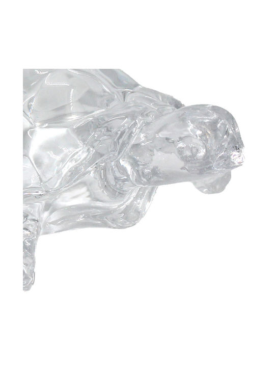 Keskor Decorative Turtle Made of Glass 15x10x6cm