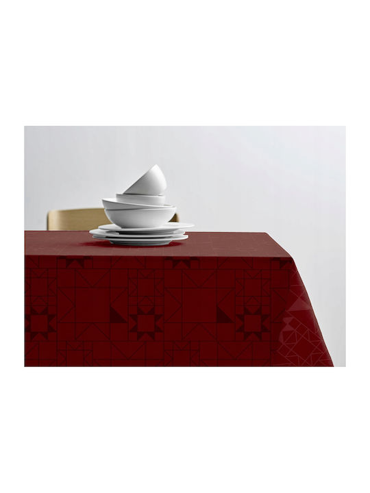 DYWANY ŁUSZCZÓW Tablecloth Red 140x370cm