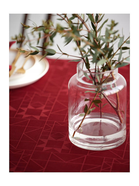 DYWANY ŁUSZCZÓW Tablecloth Red 140x370cm