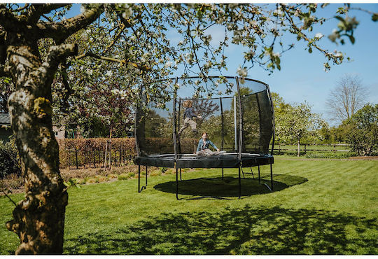 Exit Toys Trambulină de Exterior cu Diametrul de 366 cm cu Plasă de Protecție