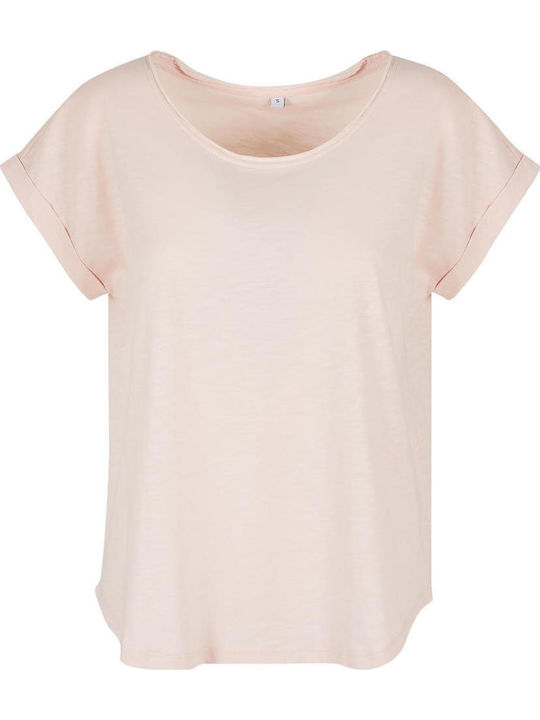 BYB Γυναικείο Διαφημιστικό T-shirt Κοντομάνικο Pink