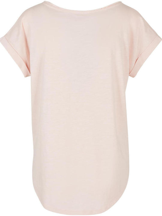 BYB Γυναικείο Διαφημιστικό T-shirt Κοντομάνικο Pink