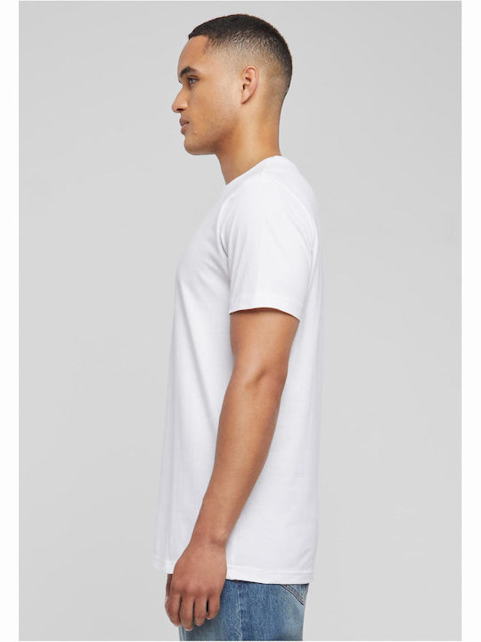 BYB Ανδρικό Διαφημιστικό T-shirt Κοντομάνικο White