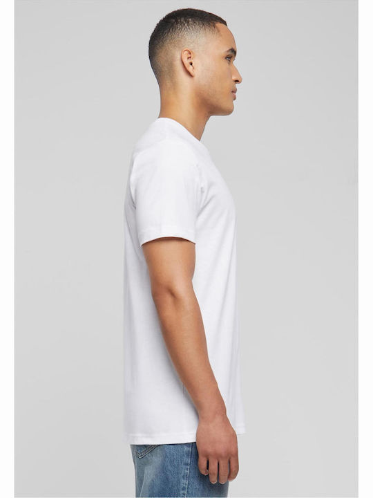 BYB Ανδρικό Διαφημιστικό T-shirt Κοντομάνικο White