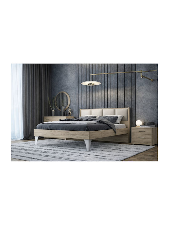 Sarris Schlafzimmermöbel-Set Eiche-Beige 160x200cm 5 Stück