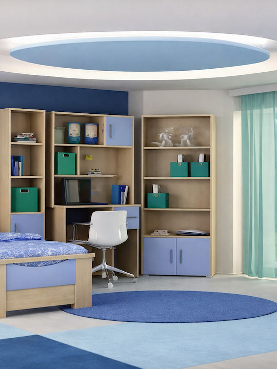 Sarris Kinderbett Semi-Doppel Hellblau für Matratze 110x190cm