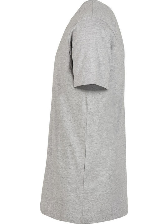 BYB Ανδρικό Διαφημιστικό T-shirt Κοντομάνικο Heather Grey