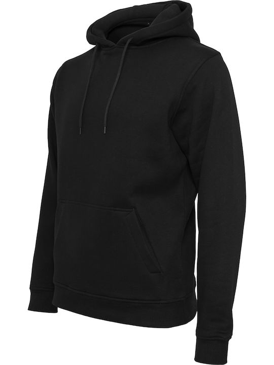 BYB Ανδρικό Διαφημιστικό Φούτερ Μακρυμάνικο Black