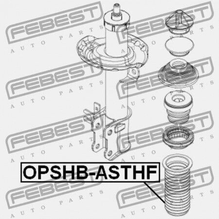 Febest Αμορτισέρ για Opel Astra 2004-2010