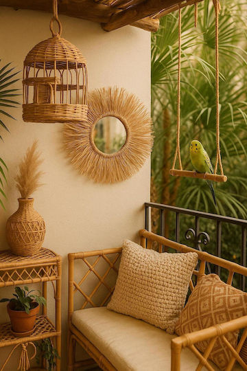 SteweHome Handmade Yellow Wall Decor