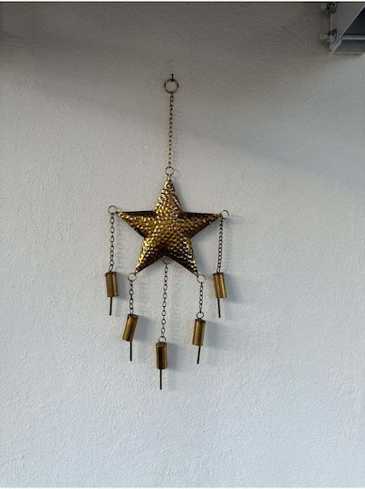 SteweHome Decorațiune Pentru Perete Aurie Din Metal