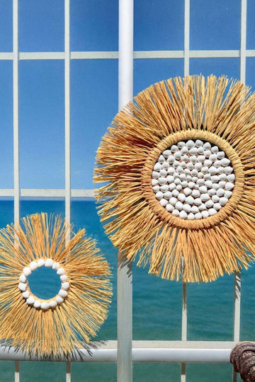 SteweHome Handmade Wall Decor White 40x40cm 2 Pieces