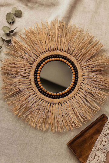 SteweHome Wall Decor Handmade Yellow Wooden