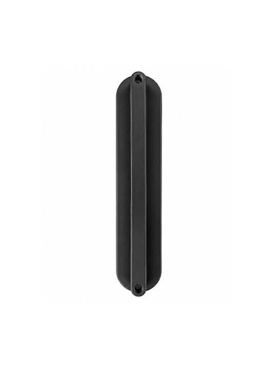 Sc Herrajes 880 Furniture Handle Made of Marble & Metallic Black with Hole Centers 96mm