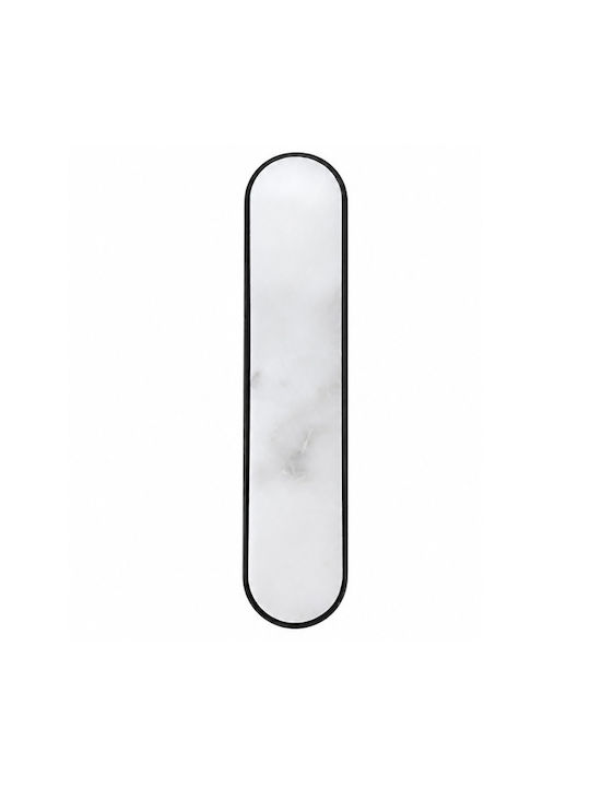 Sc Herrajes 880 Furniture Handle Made of Marble & Metallic Black with Hole Centers 96mm