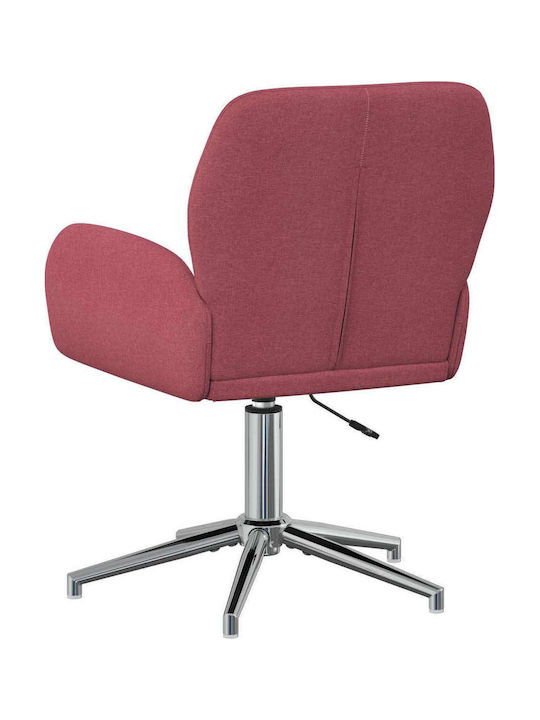 Drehbarer Besucherstuhl mit Armlehnen in Roter Farbe 54x58x90cm 2Stücke