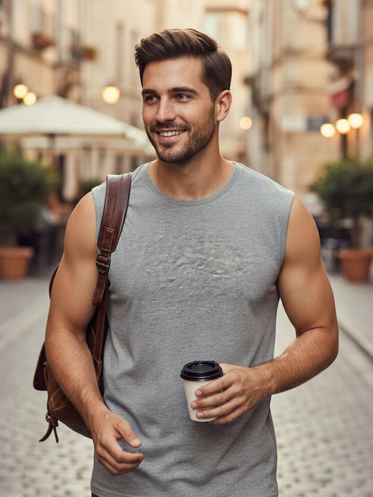 B&C Men's Promotional Sleeveless Sport Grey Blouse B&C Men's Promotional Sleeveless Sport Grey Blouse