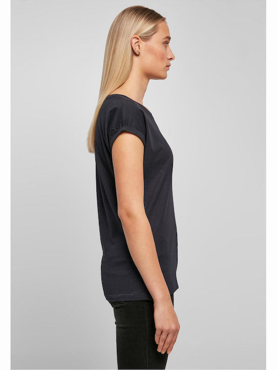 BYB Women's Promotional Short Sleeve T-Shirt Black Navy