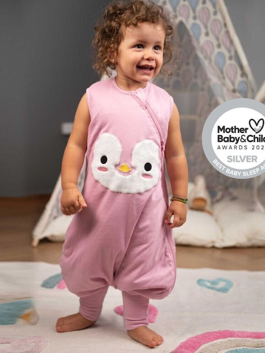 Baby Bliss Φθινοπωρινός Υπνόσακος με Πόδια Pink