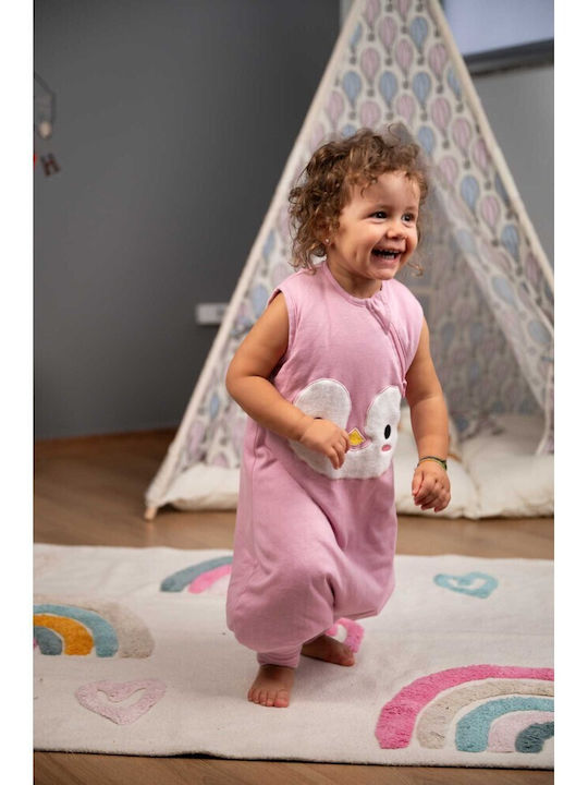 Baby Bliss Autumn Baby Sleeping Bag with Legs Pink