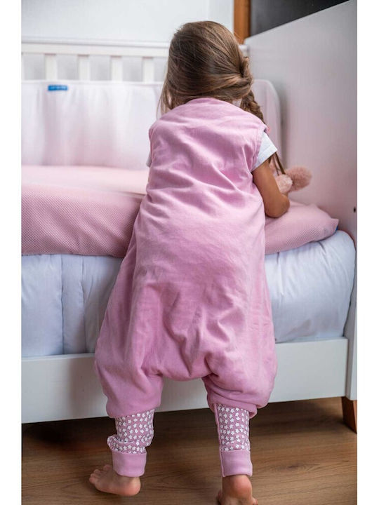 Baby Bliss Φθινοπωρινός Υπνόσακος με Πόδια Pink