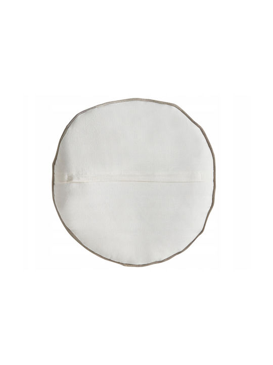 Beliani Μαξιλάρι Καναπέ Sindora από 100% Βαμβάκι White 45x45εκ.