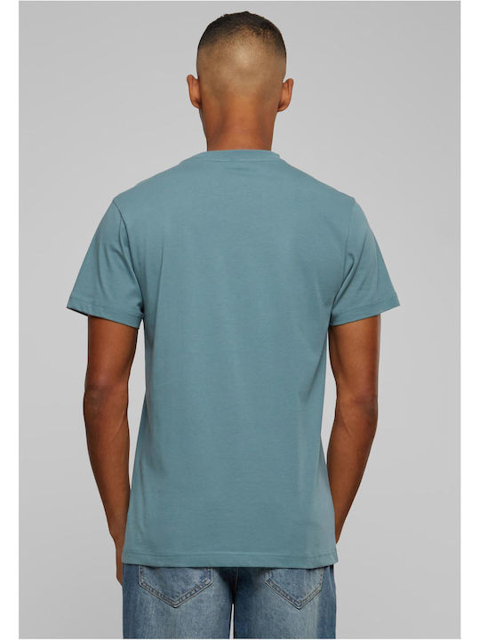 BYB Ανδρικό Διαφημιστικό T-shirt Κοντομάνικο Dustyblue