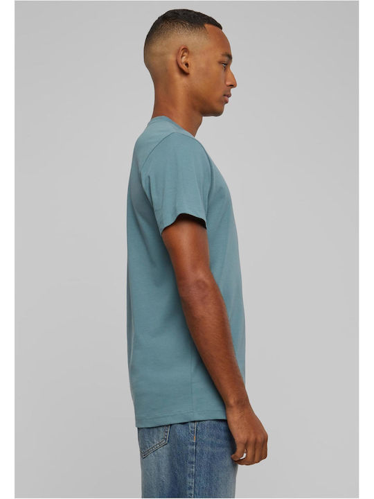 BYB Ανδρικό Διαφημιστικό T-shirt Κοντομάνικο Dustyblue